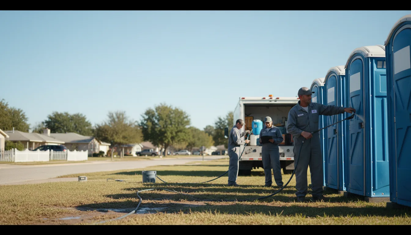 Long-Term Portable Toilet Rental in Italy, TX near me